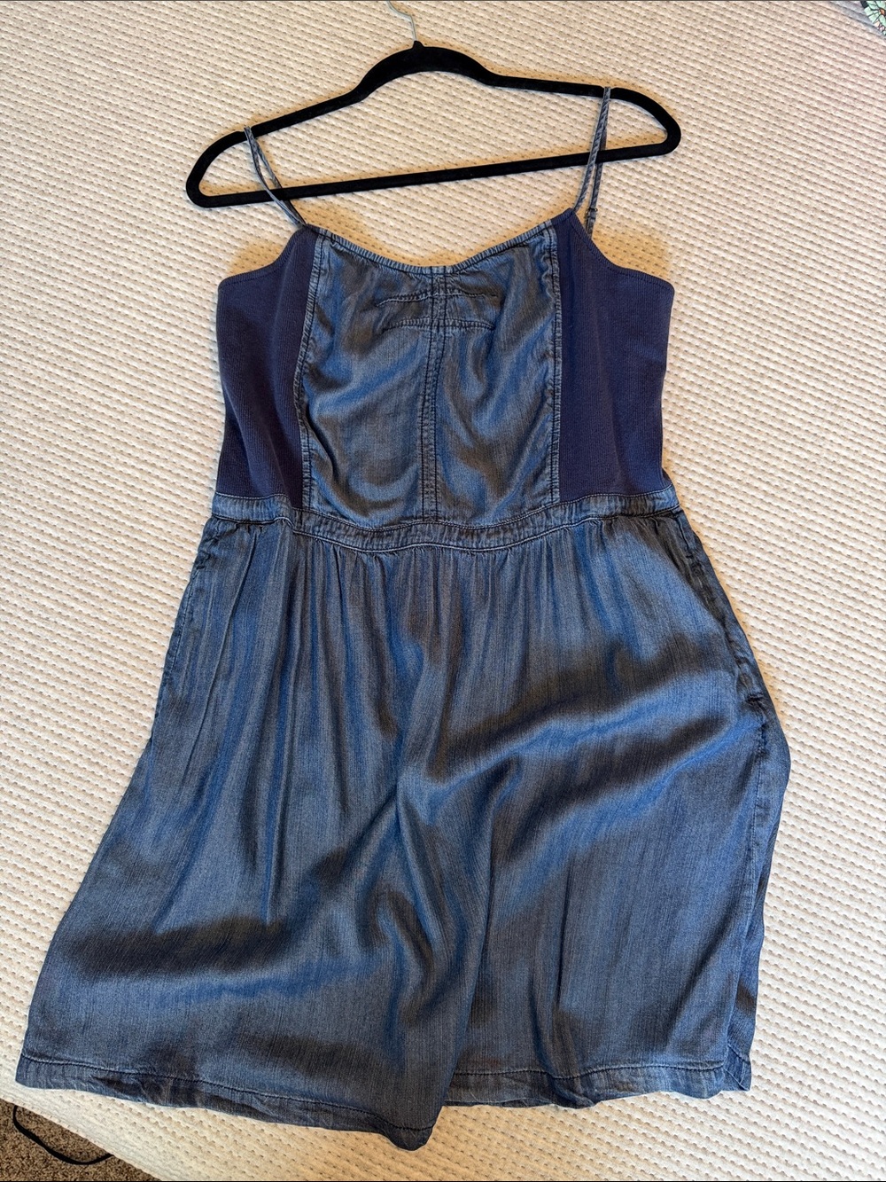Maurices Chambray Dress in Navy